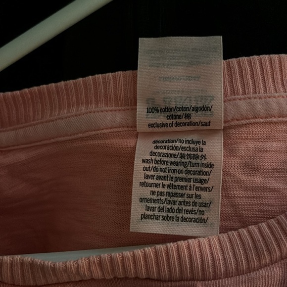 Pink Victoria’s Secret oversized crew neck casual top Sz L - Picture 9 of 12